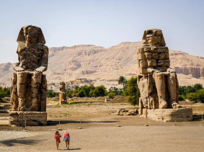 0027_Magic Arabia_Schoene Aussichten Touristik_Gaia Dahabiya_Colossi of Memnon
